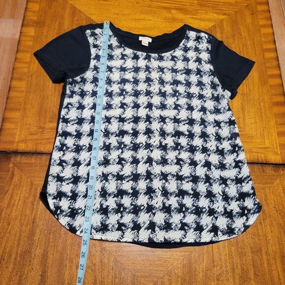 J. Crew Navy & White Mixed MediaTop - Picture 9 of 10
